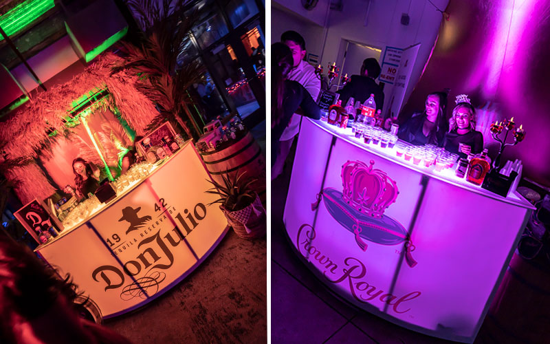 Bars for shots at Resolution NYE